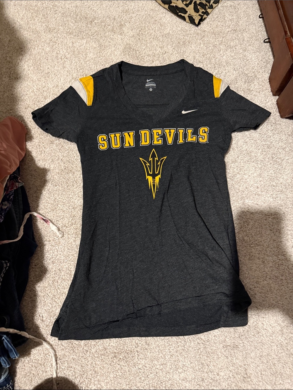 Nike Black & Gold Sun Devils Short Sleeve Tee
